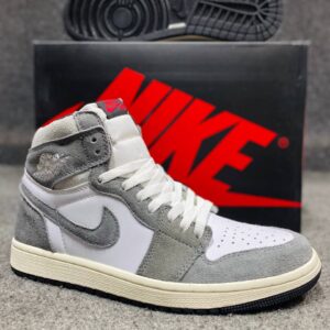 AJ1 High Washed Grey